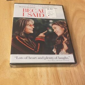 Because I Said So DVD New Sealed PG-13 Diane Keaton Mandy Moore Lauren Graham